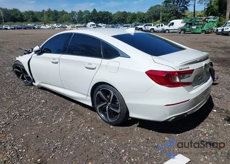 2020 Honda Accord Sport из США, поврежденный, VIN 1HGCV1F3XLA094863